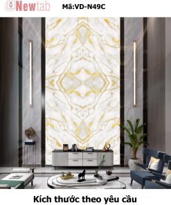 Tranh Tráng Gương Vân Đá Độc Quyền -Mã VD-N49C