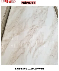 Tấm Nhựa PVC Vân Đá mã – VD47