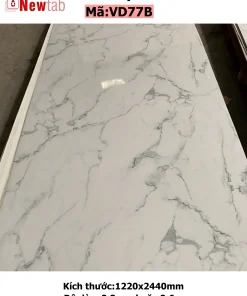 Tấm Nhựa PVC Vân Đá mã – VD77B