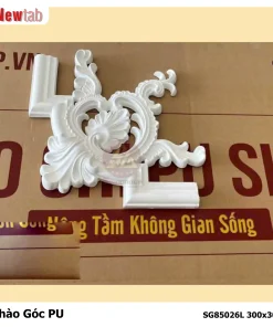 Phào Góc Hoa Văn Nhựa PU Mã SG85026L 300x300