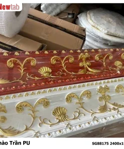 Phào Trần Hoa Văn Phù Điêu Nhựa PU Mã SG88175 2400x195