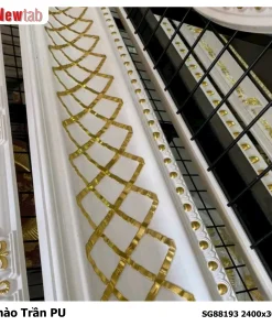 Phào Trần Hoa Văn Phù Điêu Nhựa PU Mã SG88193 2400x303